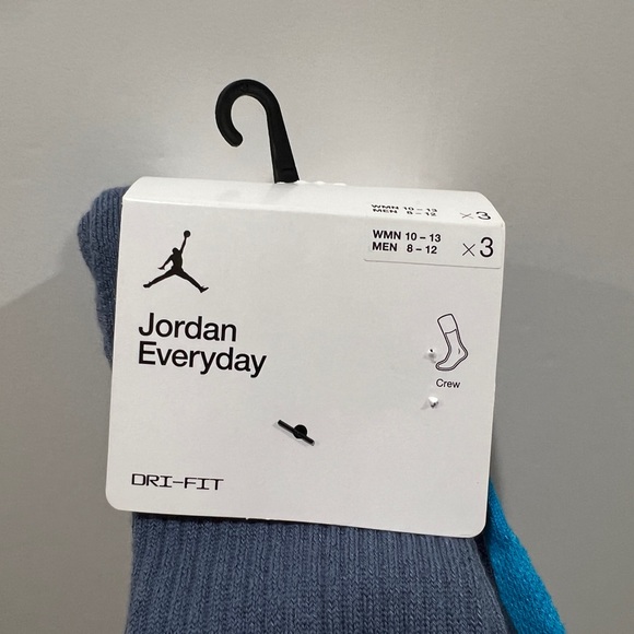 Jordan Everyday, Crew Socks, DX9632 907, 3 Pack - Picture 3 of 10